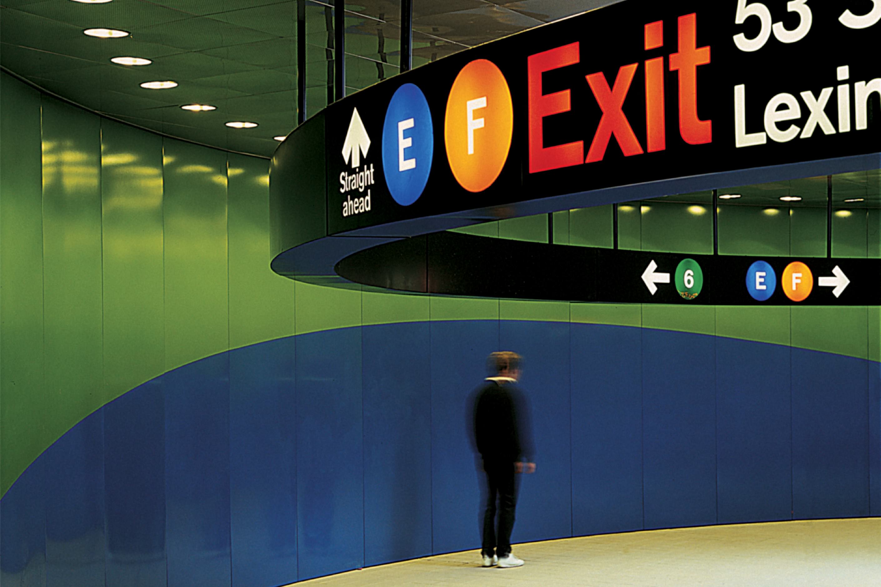 Lexington Ave Subway - Chermayeff & Geismar & Haviv